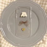 メレンゲクッキー風🐩🎀いぬのiPhoneケース📱iPhone各機種対応