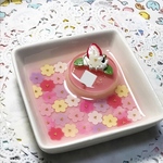 再販✖️2！イニシャル入り☆colorful flower carpetアクセサリートレイ