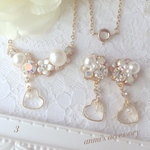 【3】箱発送 オーロラ フラワー かわいく揺れる♡ピアス*ネックレス