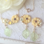 【5】箱発送 ひまわり 夏 イエロー 海 プールにも♡ピアス*ネックレス