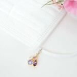 4種のビジューのマスクチャーム〈ゴールド〉