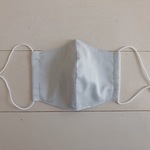 男性用/夏マスク/シルク100%のさらっと爽やか 立体マスク・L/選べる形/数日で発送/受注生産