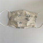 布マスク／フィルターポケット付き　花柄②