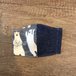 子ども用立体マスクS くまデニム