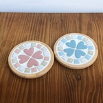 ペアコースター ピンク&ブルー