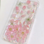 春ピンクの押し花スマホケース☆galaxyAQUOSXperia専用ページ