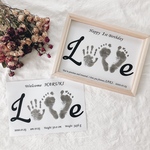 thanks♥︎×900【枠のみ2枚セット】LOVE手形足形アート👣バースデーメモリアルポスター