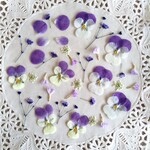 押し花素材　No617　パープルのミックスセット