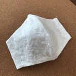 コットンレースの布マスク