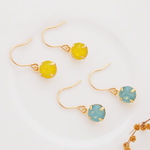 14kgf 29ss Opal Vintage Swarovskiピアス