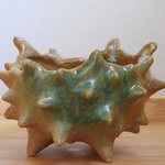 青み　とげとげナチュラル植木鉢