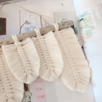 all white流木タペストリー