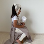 【New 】lace frill babushuka