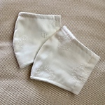 ☆刺繍生地　立体マスク(接触冷感生地使用)☆