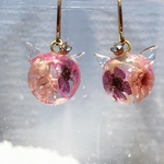 Flower cat ピアス