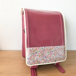新柄入荷＊再販【受注製作】女の子向け♡切替柄と縁取りが選べる＊透明ランドセルカバー