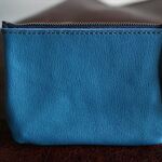 【C様　リクエスト品】ナチュラルレザーのペタンコポーチ