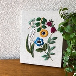  mon petit jardin 刺繍 ファブリック