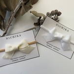 ～　dot tule ribbon ～　White