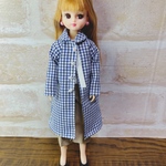 【人気のため再販！期間限定お試し価格‼︎送無】リカちゃん　服　コート　ハンドメイド