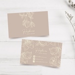 ⌇セミオーダーショップカード⌇beigeFlowerDesign