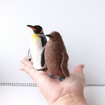 【ricky2001さまご注文品】コウテイペンギンの親子マスコットセット