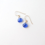 【カイヤナイト】*ロイヤルブルー*simple*ミニマムピアス