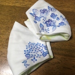 花柄マスク2点セット