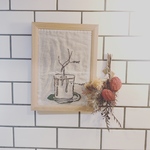 candle night 刺繍