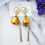 美女と野獣　yellow rose♡ピアス