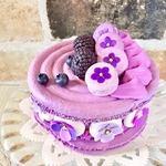 マカロンケーキの小物入れ《ビオラ》