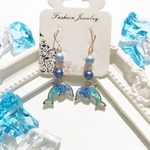 ♡再販×2♡イルカのオーシャンピアス／イヤリング