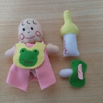 ＊フェルト＊赤ちゃんお世話ごっこ遊び＊