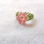 インカローズのお花のリング