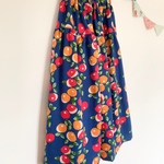 ＊colorful nuts♪ロングティアードスカート(blue)＊