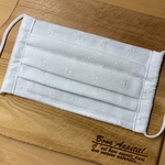＊再販＊　♫送料無料♫夏用マスク　大人用シンプルマスク　コットン刺繍生地②   プリーツマスク【ノーズワイヤー入り】
