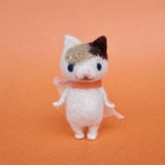 小粒ねこ(三毛猫)