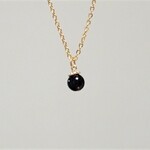 さり気ないお守りに★天然モリオン（黒水晶）のシンプル一粒ネックレス3