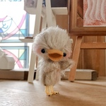 L様ご注文品『モヘア仕立ての手乗りヒヨコちゃん♪クリーム』