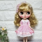 リカちゃん☆ブライス☆アウトフィット☆フリフリふわふわワンピ