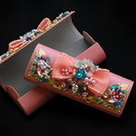 ジェフィーズピンクフロックス・メガネケース