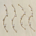 ●58㎜● GOLD PEARL STICK WAVE CHARM