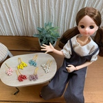 リカちゃん 実のなるピアス 3色アソート