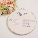 ui_hakka様専用♡リバティ刺繍枠のバースボード