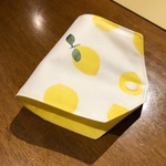 マスクケース　レモン(立体マスクOK&大きめあります)