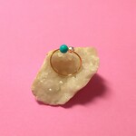 【再販】12月の誕生石✨ピンキーリング ターコイズ 天然石 ストーン付き(オープン)