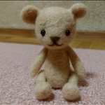 【kcreamiさま専用】(送料込)【羊毛フェルト】くまさん♡