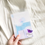 〝blue & purple〟韓国語ポストカード