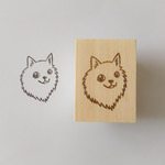 ロングコートチワワ＊消しゴムはんこ＊