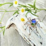 蜘蛛の壁飾り・パープル